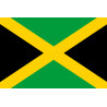 Drapeau Jamaïque (19.5x13cm) - Sticker/autocollant