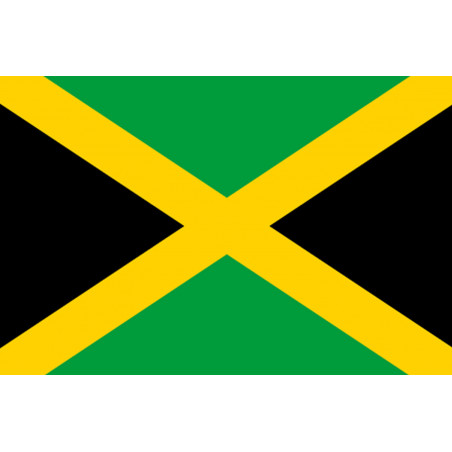 Drapeau Jamaïque (15x10cm) - Sticker/autocollant
