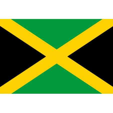 Drapeau Jamaïque (15x10cm) - Sticker/autocollant