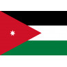 Drapeau Jordanie (15x10cm) - Sticker/autocollant