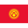 Drapeau Kirghizistan (15x10cm) - Sticker/autocollant