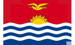 Drapeau Kiribati (5x3.3cm) - Sticker/autocollant