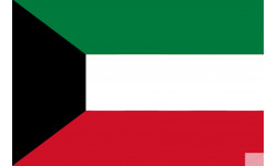 Drapeau Koweït (19.5x13cm) - Sticker/autocollant