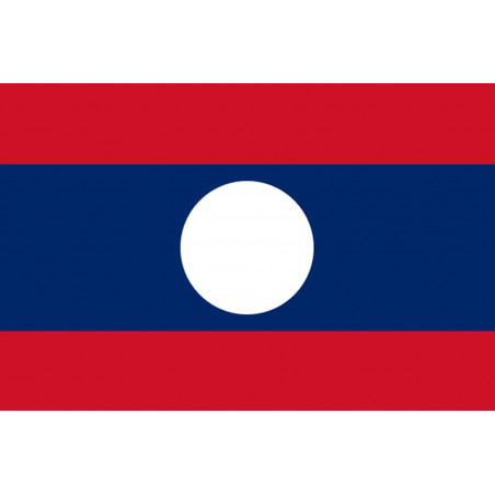 Drapeau Laos (15x10cm) - Sticker/autocollant