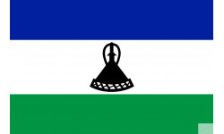 Drapeau Lesotho (15x10cm) - Sticker/autocollant