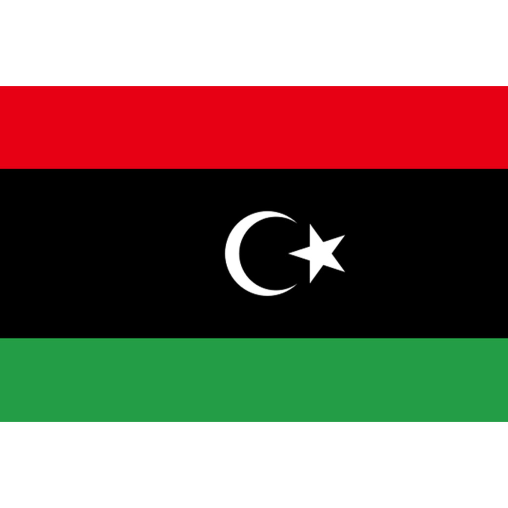 Drapeau Libye (15x10cm) - Sticker/autocollant