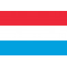 Drapeau Luxembourg (15x10cm) - Sticker/autocollant