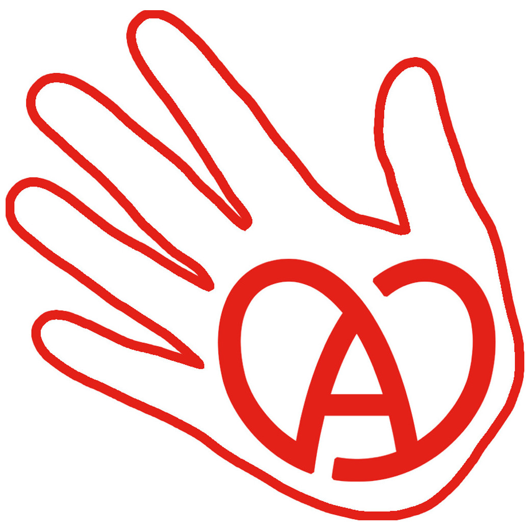 Main Alsacienne (17x17cm) - Sticker/autocollant