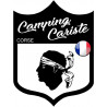 Campingcariste Corse (15x11.2cm) - Sticker/autocollant