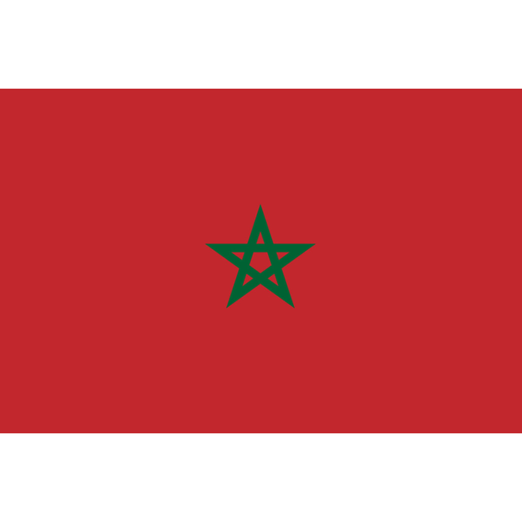 Drapeau Maroc (5x3.3cm) - Sticker/autocollant