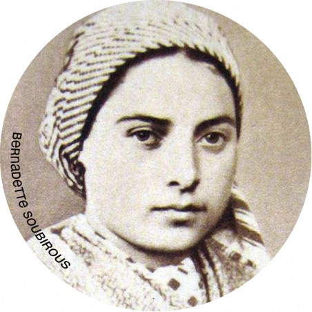 Bernadette Soubirous (20x20cm) - Sticker/autocollant