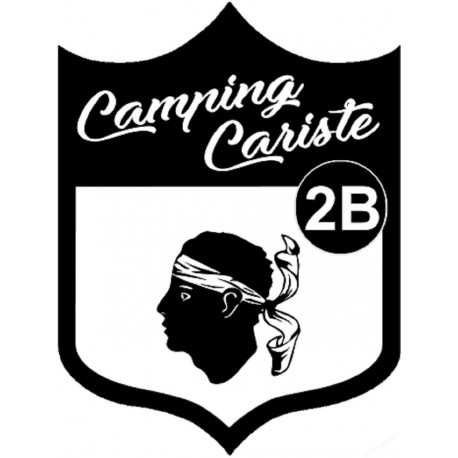 Camping cariste Corse 2B (15x11.2cm) - Sticker/autocollant