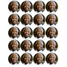 Nelson Mandela (20 fois 5cm) - Sticker/autocollant