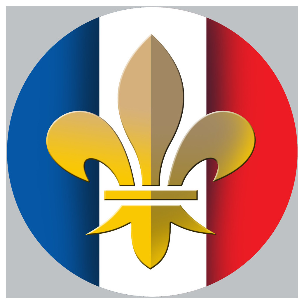 Royaliste Français (10x10cm) - Sticker/autocollant