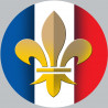 Royaliste Français (10x10cm) - Sticker/autocollant