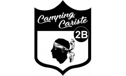 Camping cariste Corse 2B (20x15cm) - Sticker/autocollant