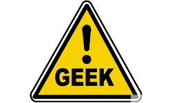 Danger geek (10x9cm) - Sticker/autocollant