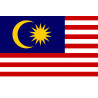 Drapeau Malaisie (15x10cm) - Sticker/autocollant