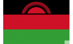 Drapeau Malawi (15x10cm) - Sticker/autocollant