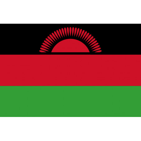 Drapeau Malawi (15x10cm) - Sticker/autocollant