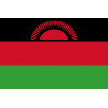 Drapeau Malawi (15x10cm) - Sticker/autocollant
