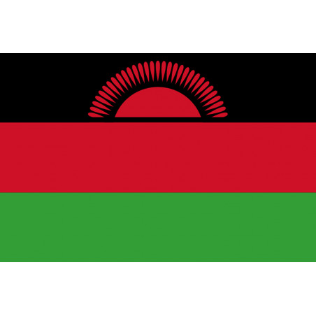 Drapeau Malawi (5x3.3cm) - Sticker/autocollant