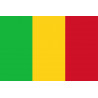 Drapeau Mali (15x10cm) - Sticker/autocollant