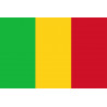 Drapeau Mali (5x3.3cm) - Sticker/autocollant
