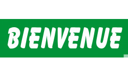 Bienvenue (30x9cm) - Sticker/autocollant