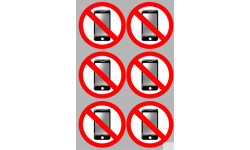 éteindre son smartphone (6fois 5cm) - Sticker/autocollant