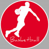 Basketball - 5cm - Sticker/autocollant
