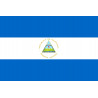 Drapeau Nicaragua 19.5x13cm) - Sticker/autocollant