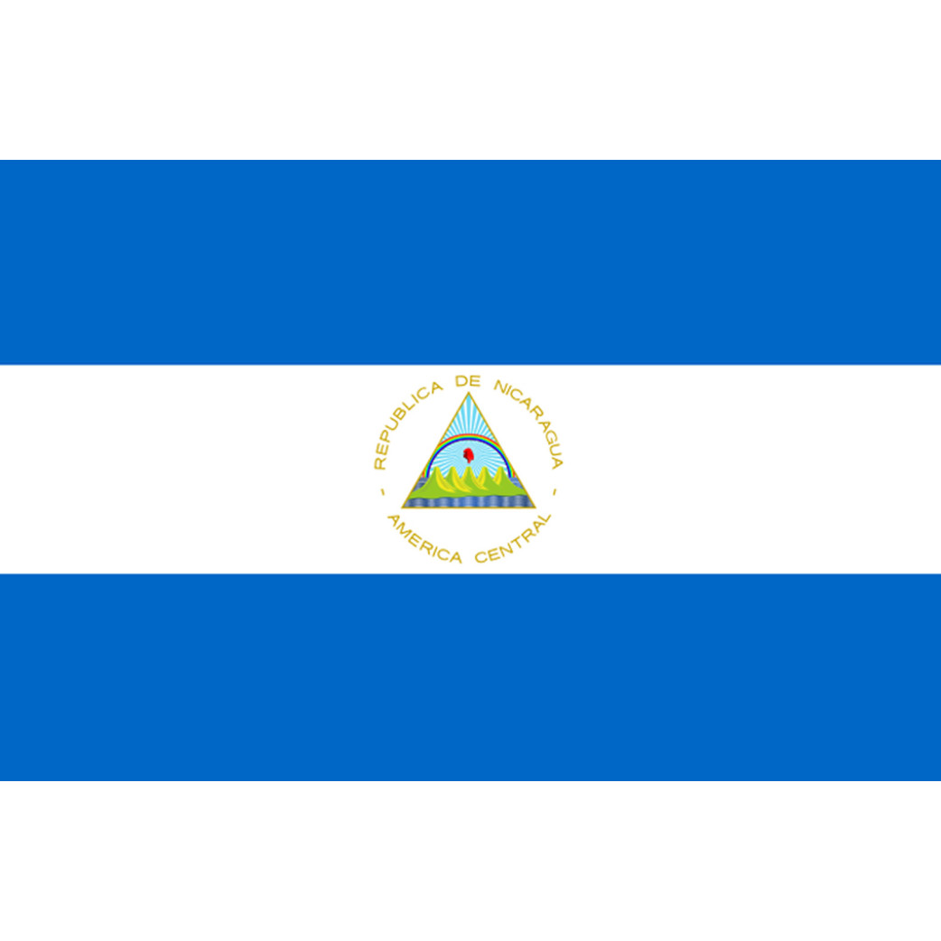 Drapeau Nicaragua (5x3.3cm) - Sticker/autocollant