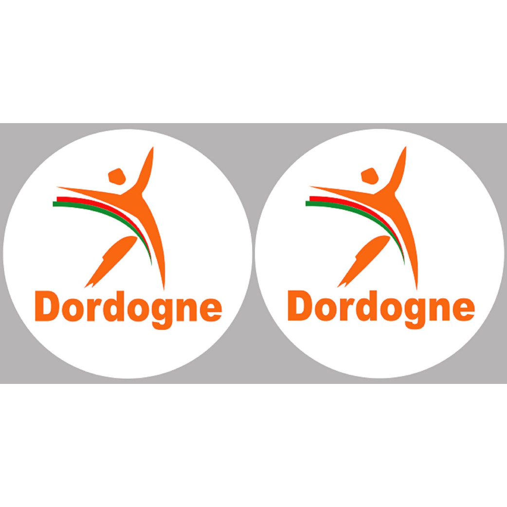 Dordogne (2fois 10cm) - Sticker/autocollant