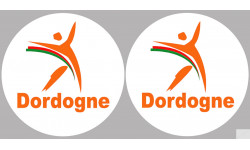 Dordogne (2fois 10cm) - Sticker/autocollant