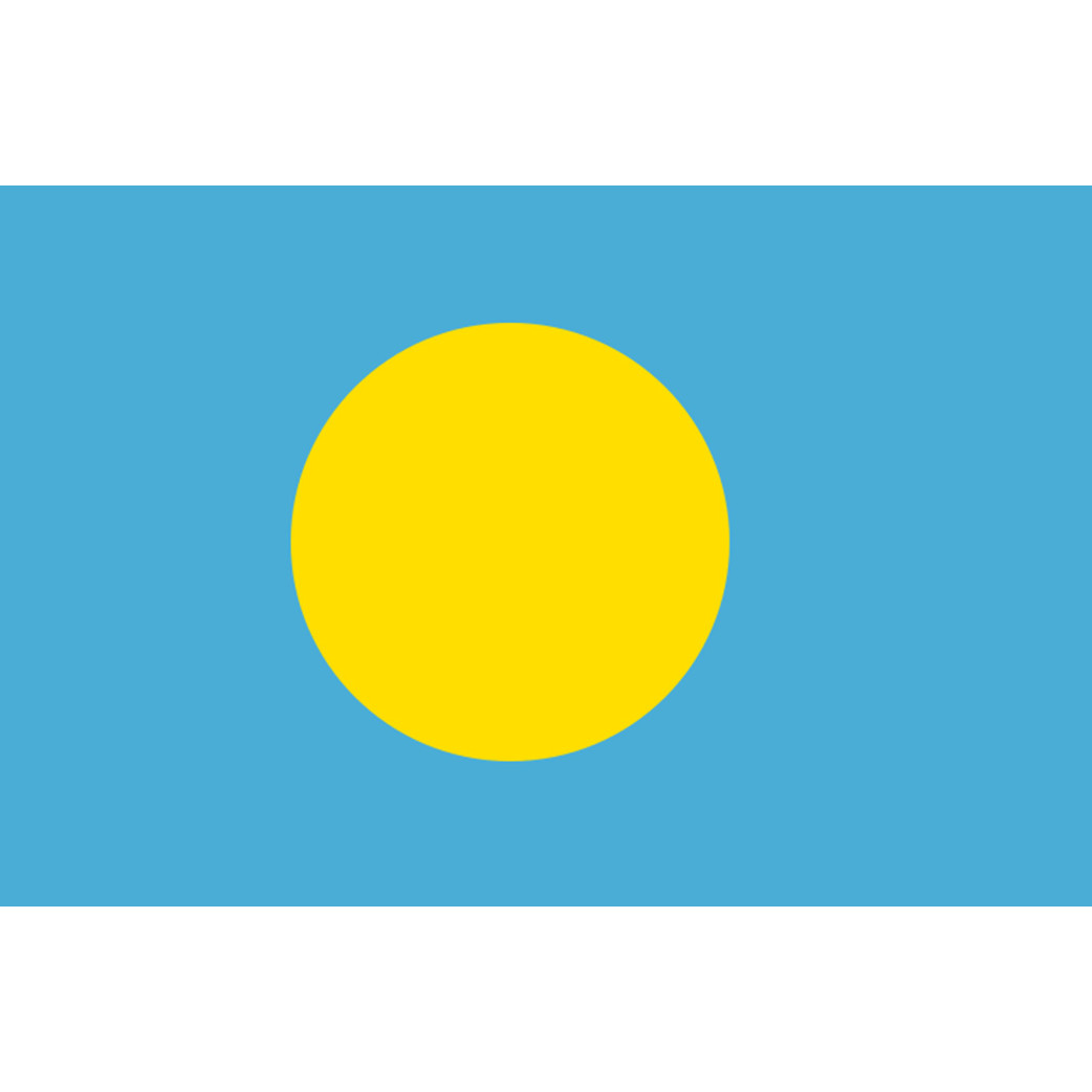 Drapeau Palaos (15x10cm) - Sticker/autocollant