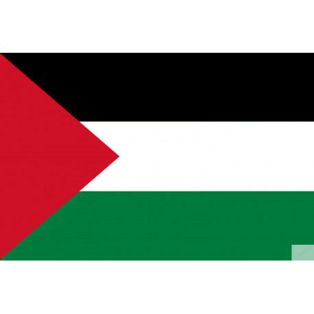 Drapeau Palestine (15x10cm) - Sticker/autocollant Drapeau Palestine (15x10cm) - Sticker/autocollant