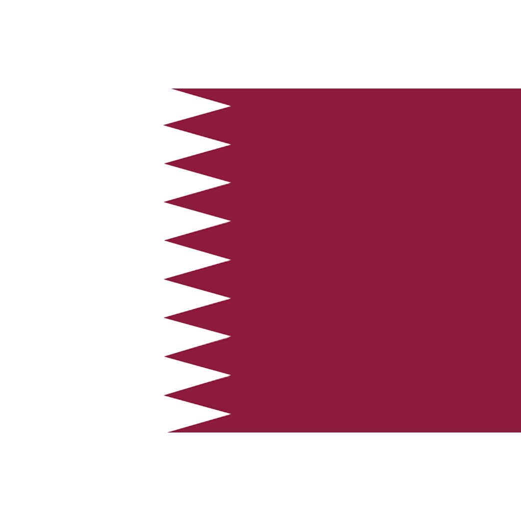 Drapeau Qatar (5x3.3cm) - Sticker/autocollant