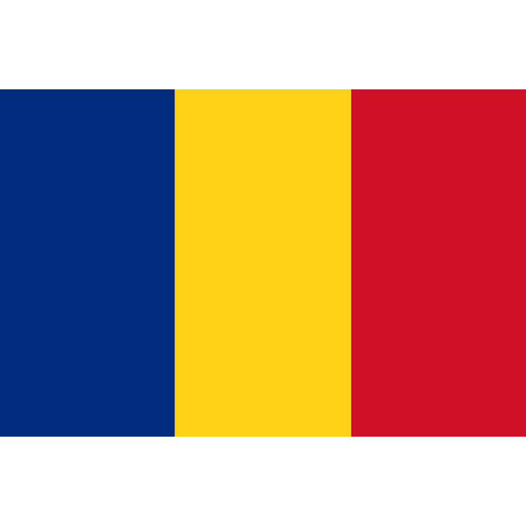 Drapeau Roumanie (19.5x13cm) - Sticker/autocollant