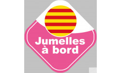 jumelles catalanes  (10x10cm) - Sticker/autocollant