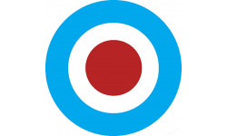 drapeau aviation anglaise - 20cm - Sticker/autocollant