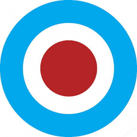 drapeau aviation anglaise - 20cm - Sticker/autocollant