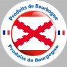 Produit bourguignon - 5cm - Sticker/autocollant