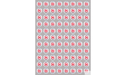 Produits Bourgogne - 88fois 2cm - Sticker/autocollant