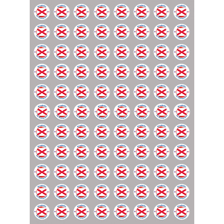 Produits Bourgogne - 88fois 2cm - Sticker/autocollant