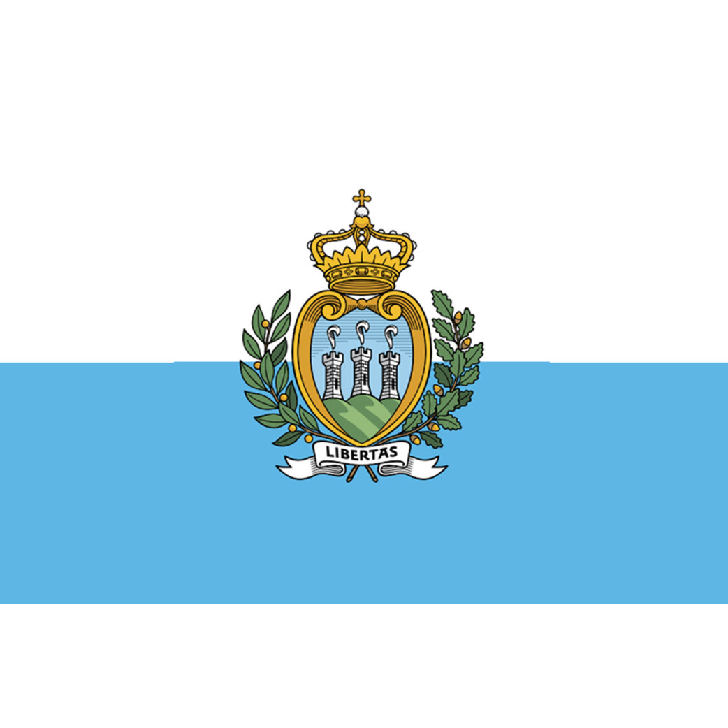 Drapeau Saint-Marin (5x3.3cm) - Sticker/autocollant