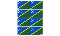 Drapeau Salomon (8 fois 9.5x6.3cm) - Sticker/autocollant