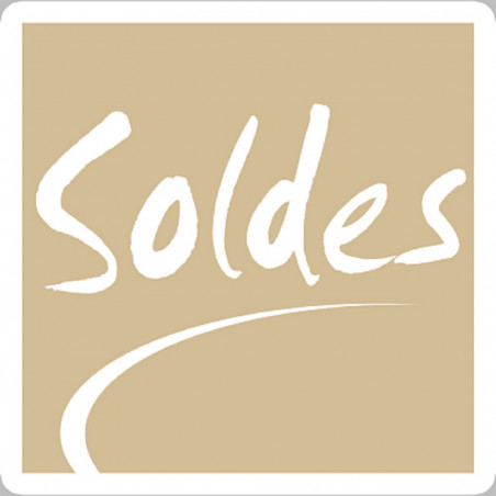 solde Carré imitation OR - 10cm - Sticker/autocollant