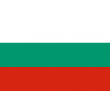 Drapeau Bulgarie - 5x3.3 cm - Sticker/autocollant