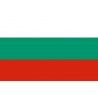 Drapeau Bulgarie - 5x3.3 cm - Sticker/autocollant